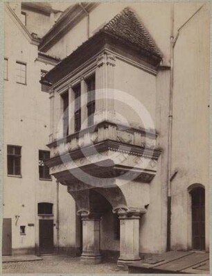 Hof-Erker am Südflügel des Rathauses Görlitz