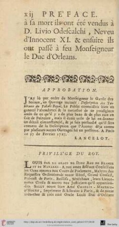 Privilège du Roy