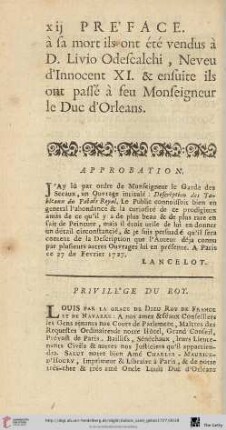 Privilège du Roy