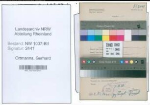 Entnazifizierung Gerhard Ortmanns , geb. 31.12.1903 (Friseur)