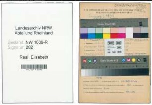 Entnazifizierung Elisabeth Real , geb. 03.07.1913 (Lehrerin)