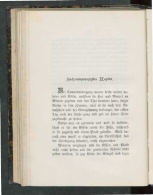 Sechsundzwanzigstes Kapitel.