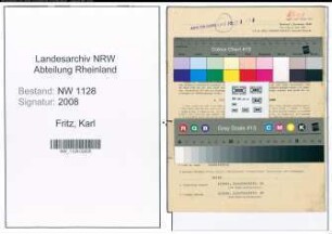 Entnazifizierung Karl Fritz , geb. 24.08.1914 (Polizist)
