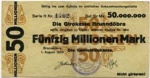 Notgeld - 50 Mill. Mark