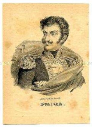 Porträt des Simon de Bolivar