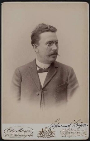 Porträt Edmund Kayser (1852-1914; Bratschist)