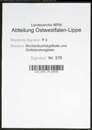 Kirchenbuchduplikat der katholischen Stadtgemeinde St.Patrokli, Kreis Soest (GHT 1865). (Gemeinde: Katholische Stadtgemeinde St.Patrokli)