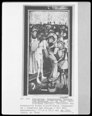 Retabel — Entkleidung Christi
