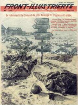 Illustrierte sowjetische Kriegszeitung für Soldaten der Wehrmacht und Kriegsgefangene zur Schlacht um Stalingrad