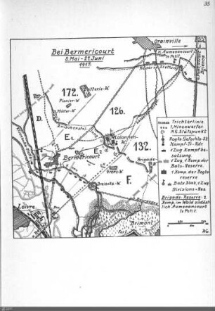 Bei Bermericourt 5. Mai - 27. Juni 1917.