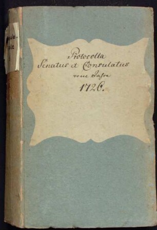 Ratsprotokolle 1726