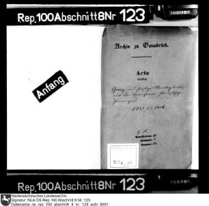 Grenz- und sonstige Streitigkeiten zwischen Osnabrück und den benachbarten preußischen Provinzen