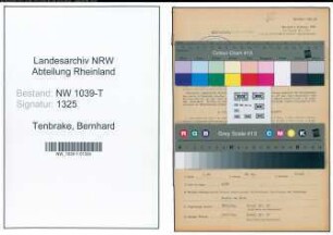 Entnazifizierung Bernhard Tenbrake , geb. 28.05.1917 (Chemiearbeiter)
