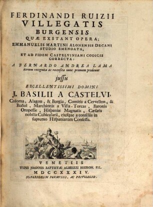 Quae exstant Opera