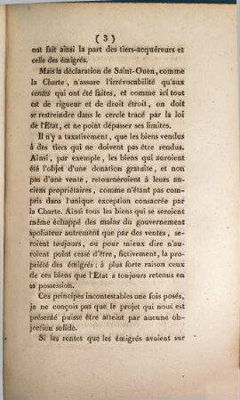 Opinion de M. de Cardonnel, Député du Tarn, sur la proposition de M. Laisné de Villévêque, ... tendante à restituer aux Emigrés leurs rentes sur l'Etat