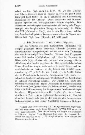 4. Die Bauinschrift aus Nuffar (Nippur)