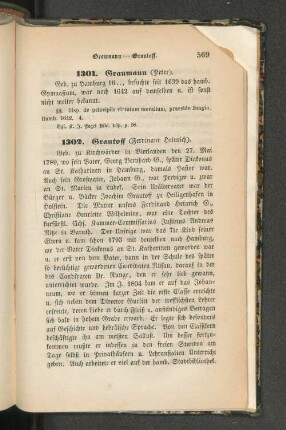 1302. Grautoff (Ferdinand Heinrich)