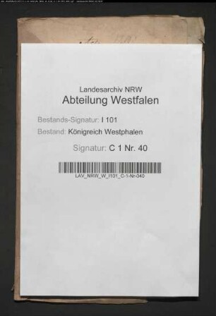 Zu dem ehemaligen Kollegiatstift St. Andreas zu Lübbecke gehörige Pertinentien