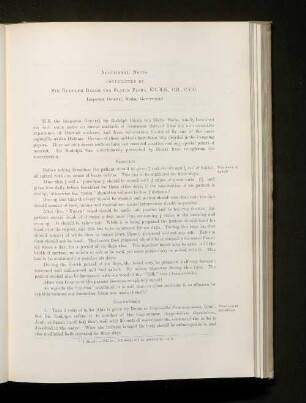 additional notes