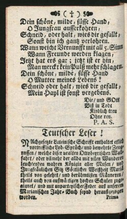 Teutscher Leser