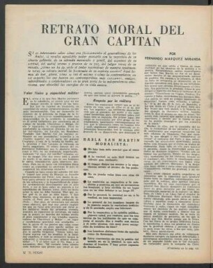 Retrato moral del gran capitán