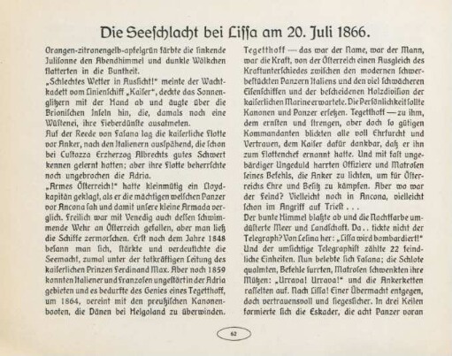 Die Seeschlacht bei Lissa am 20. Juli 1866