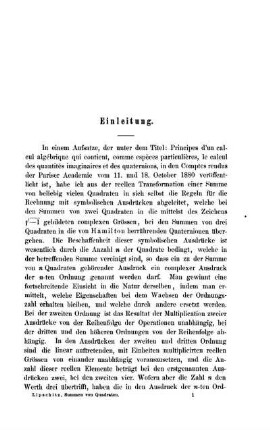 Einleitung.