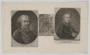 Bildnisse des Sophonias de Derichs und der Anna Ioanna Magdalena de Derichs