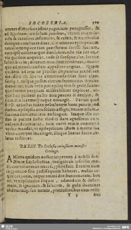DXXIII. De Ecclesiae cuiusdam ministri Coniuge