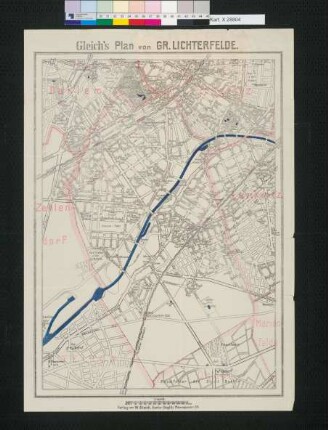Gleich's Plan von Gr. Lichterfelde