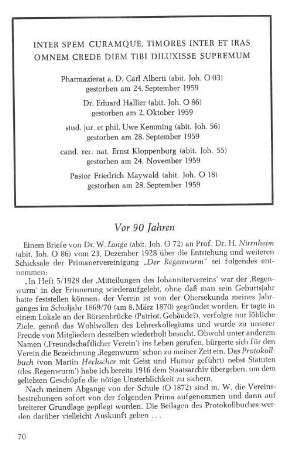 Vor 90 Jahren