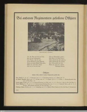 Bei anderen Regimentern gefallene Offiziere