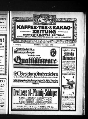 Nummer 17. 19. August 1915
