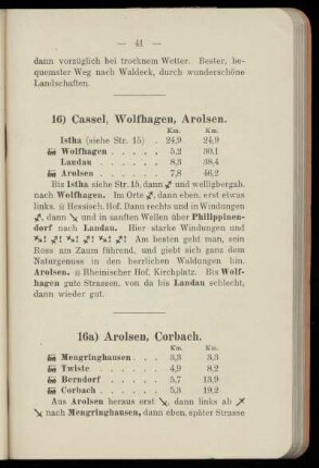 16a) Arolsen, Corbach