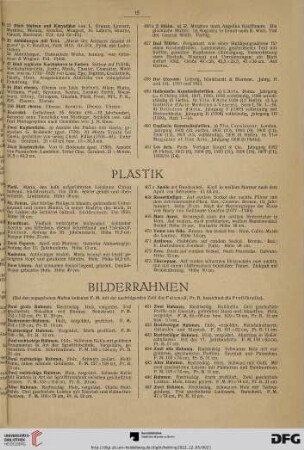 Plastik (Nr. 462-473)