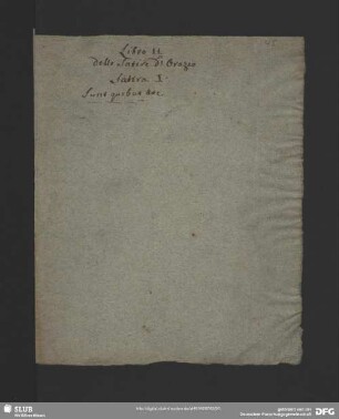 [Faszikel 17: Übersetzung von Horaz, Satiren II, 1 ins Italienische]