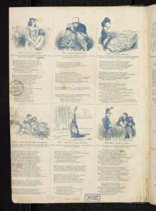 Avril, signe de la retraite; Mai, signe du porteur d'eau; Juin, signe du discours; Juillet, signe de la poudre d'escampette; Août, signe de la mort aux rats; Septembre, signe du jeune.