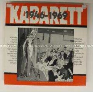 Kassette mit Schallplatten zur Geschichte des deutschen Kabaretts 1946-1969, Kassette