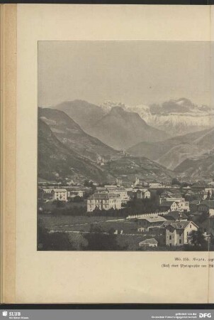 Bozen, gegen den Rosengarten