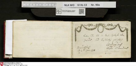 Stammbuch des Ernst Philipp Ludwig Zellmann (1763-1795) aus
                           Braunschweig
