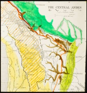 The Central Andes. Authors routes