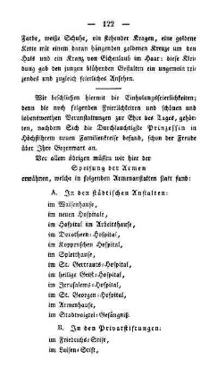 Speisung der Armen