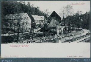 Die Spechtritzmühle in Spechtritz (Rabenau) im Rabenauer Grund