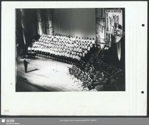 Festkonzert zum 50. Jahrestag der 1. Deutschen Arbeiter-Bergsteiger-Kaukasus-Expedition : Dirigent: Werner Matschke, Klavier: K.-H. Hanicke, Militär-Musik-Orchester "Friedrich Engels" Dresden Leitung: Carl Vogel