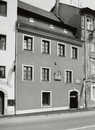 Zgorzelec/Polen, Ignatz-Daszynski-Straße 12. Jakob-Böhme-Haus (16. Jh.). Straßenansicht