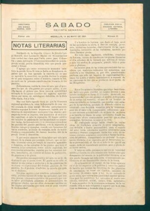Notas literárias