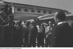 Dresden. Lufthansa Flugverkehr, 1957