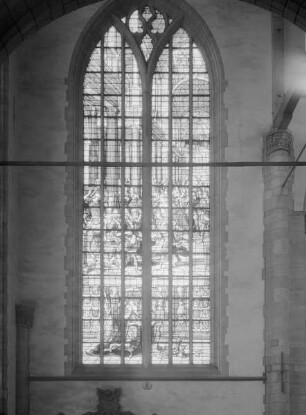 Szene im Innern einer Kirche