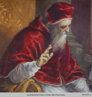 Szenen der Passion Christi und der Crociferi : Papst Analectus gründet die Kongregation der Crociferi