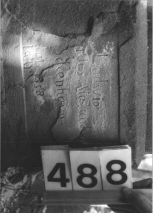 Grabstein 488 (Detailaufnahme)